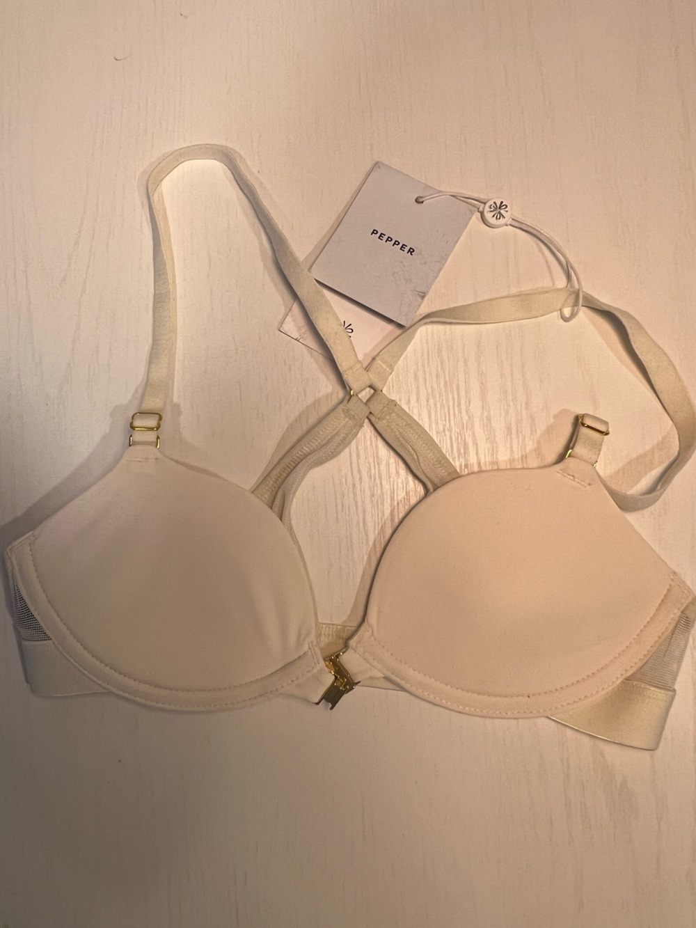 Pepper Ivory Ultimate T-Shirt Bra with Racerback